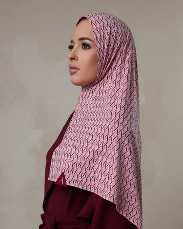 Icon Monogram Hoofddoek, Roselle