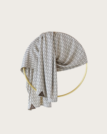 Icon Monogram Hoofddoek, Champagne